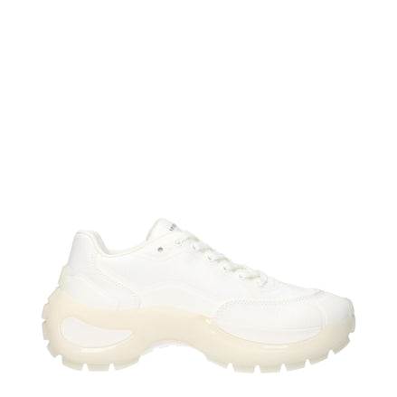 Max Mara White Fabric Chunky Sneakers Max Mara