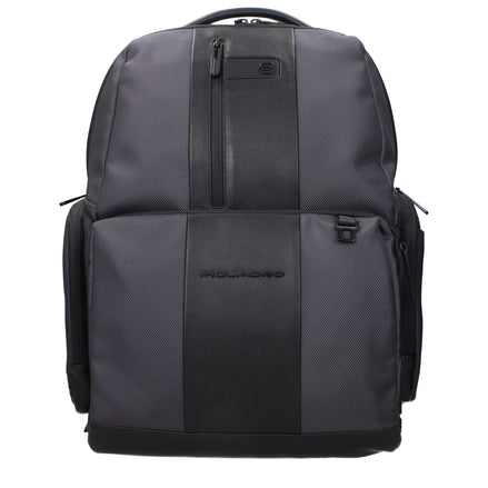 Piquadro Gray Nylon Backpack Piquadro