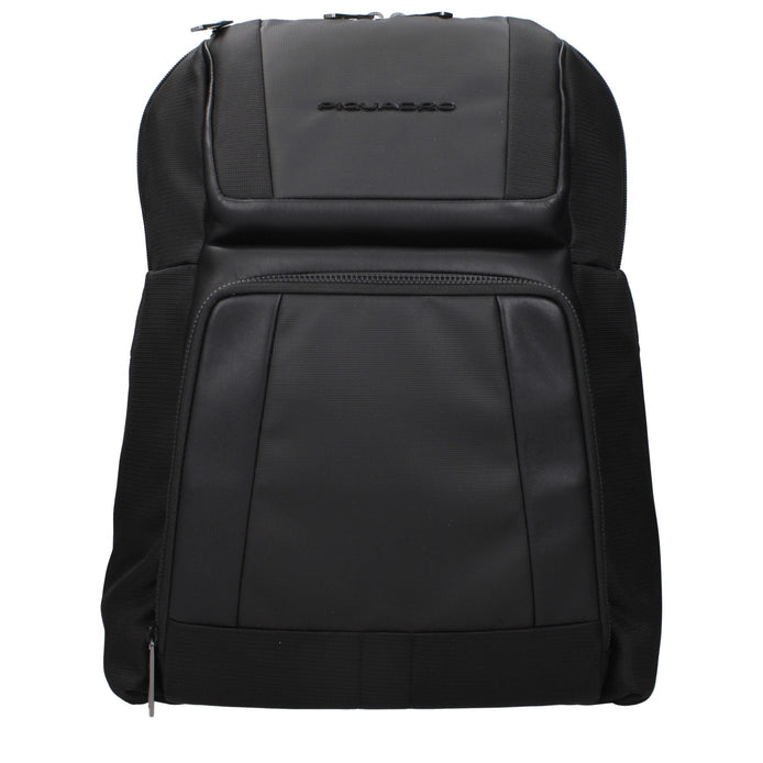 Piquadro Black Nylon Backpack Piquadro