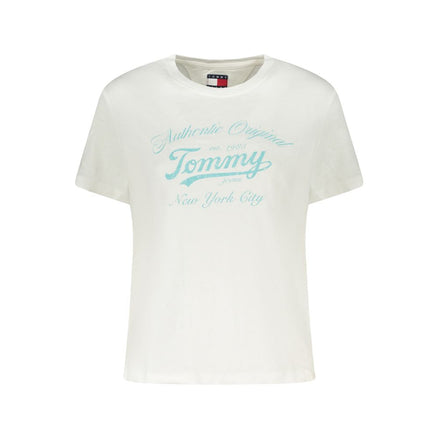 Tommy Hilfiger White Cotton Women T-Shirt Tommy Hilfiger