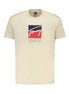 Tommy Hilfiger Beige Cotton Men T-Shirt Tommy Hilfiger