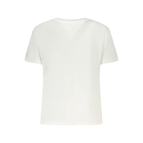 Tommy Hilfiger White Cotton Women T-Shirt Tommy Hilfiger