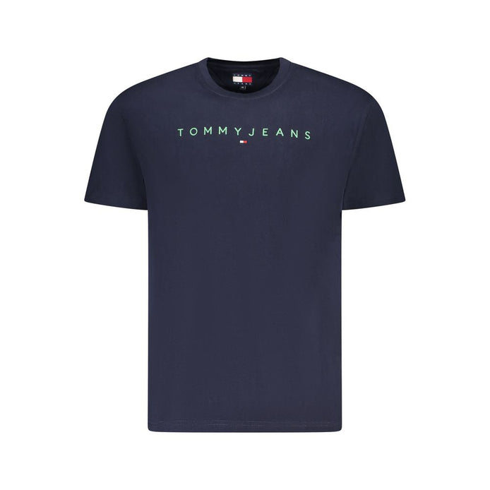 Tommy Hilfiger Blue Cotton Men's T-Shirt Tommy Hilfiger