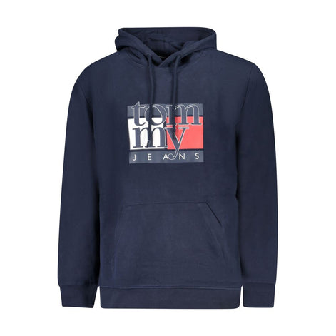 Tommy Hilfiger Blue Cotton Men's Hoodie Tommy Hilfiger