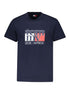 Tommy Hilfiger Blue Cotton Men T-Shirt Tommy Hilfiger