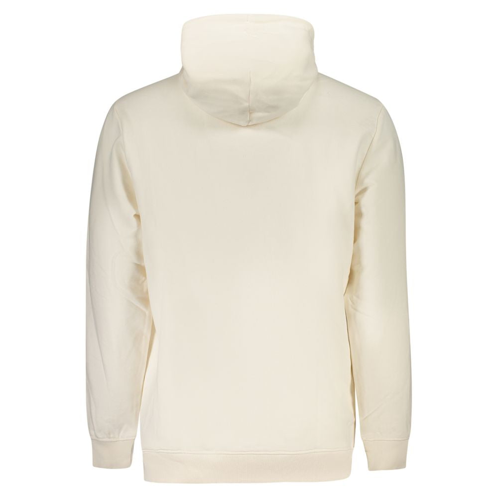 Tommy Hilfiger White Cotton Men's Hooded Sweatshirt Tommy Hilfiger