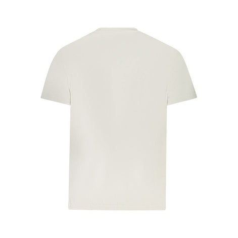 Tommy Hilfiger White Cotton Men T-Shirt Tommy Hilfiger