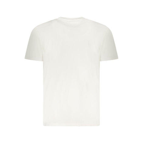 Tommy Hilfiger White Cotton Men T-Shirt Tommy Hilfiger