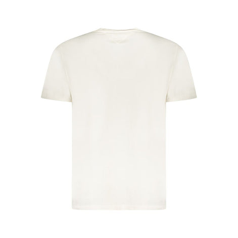 Tommy Hilfiger White Cotton Men T-Shirt Tommy Hilfiger