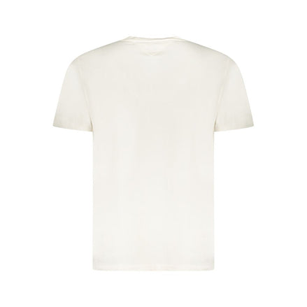 Tommy Hilfiger White Cotton Men T-Shirt Tommy Hilfiger