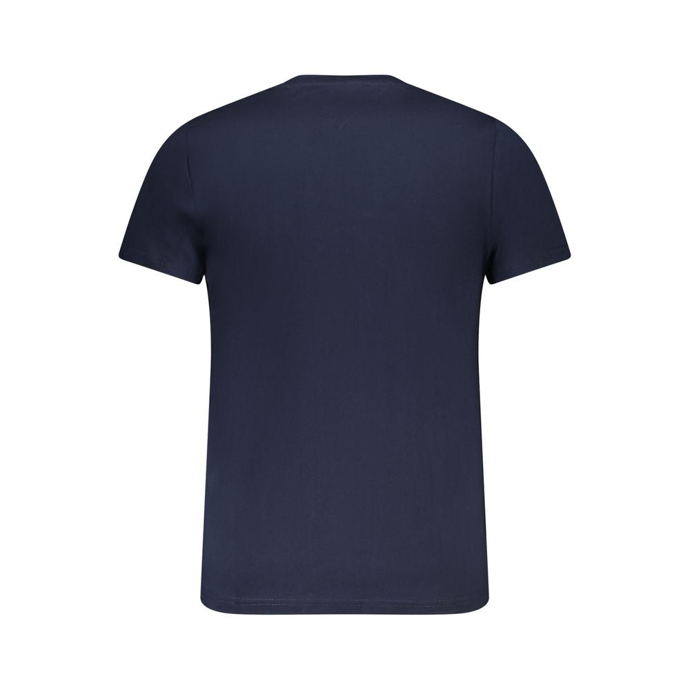 Tommy Hilfiger Blue Cotton Men T-Shirt Tommy Hilfiger