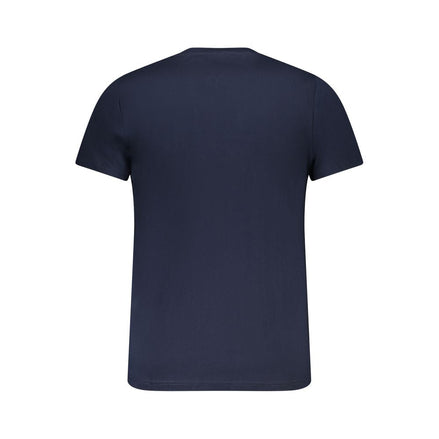 Tommy Hilfiger Blue Cotton Men T-Shirt Tommy Hilfiger