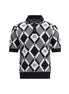 Dolce & Gabbana Multicolor Fleece Wool Polo Shirt Dolce & Gabbana