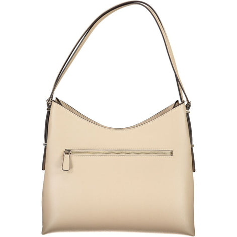 Guess Jeans Beige Poliuretano Women Handbag Guess Jeans