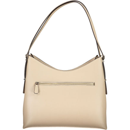 Guess Jeans Beige Poliuretano Women Handbag Guess Jeans