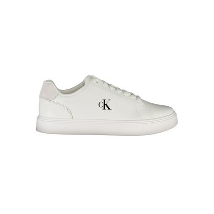 Calvin Klein White Leather Men Sneaker Calvin Klein