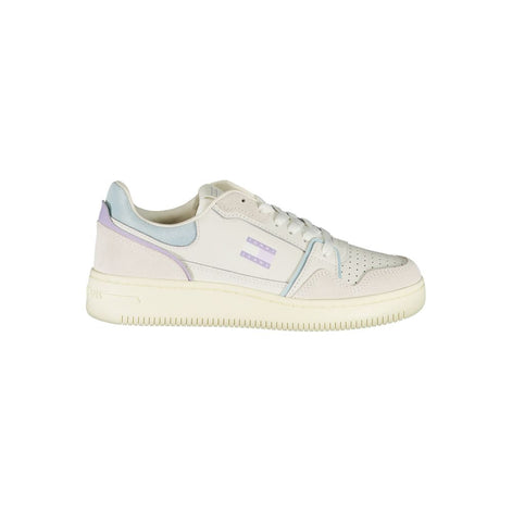 Tommy Hilfiger White Leather Women Sneaker Tommy Hilfiger