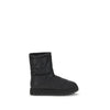 Bottes plates noires en polyamide Dolce &amp; Gabbana