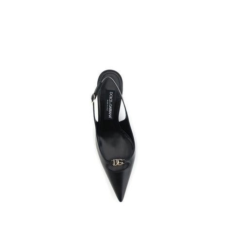 Dolce & Gabbana Black Goatskin High Heel Pumps Dolce & Gabbana