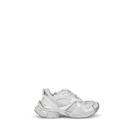 Balenciaga Silver Rubber Athletic Sneakers Balenciaga