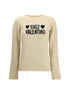 Valentino Cream Fleece Wool Sweatshirt Valentino