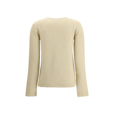 Valentino Cream Fleece Wool Sweatshirt Valentino