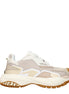 Versace Beige Fabric Chunky Sneakers Versace