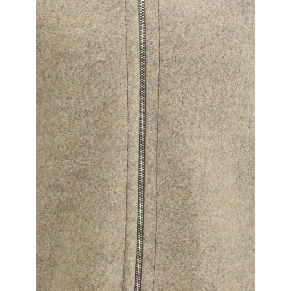 Jil Sander Beige Wool Coat Jil Sander