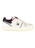 Tommy Hilfiger White Leather Men Sneaker Tommy Hilfiger
