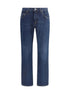 Dolce & Gabbana Blue Cotton Straight-Leg Jeans Dolce & Gabbana