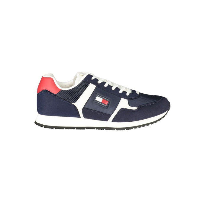 Tommy Hilfiger Blue Polyester Men Sneaker Tommy Hilfiger
