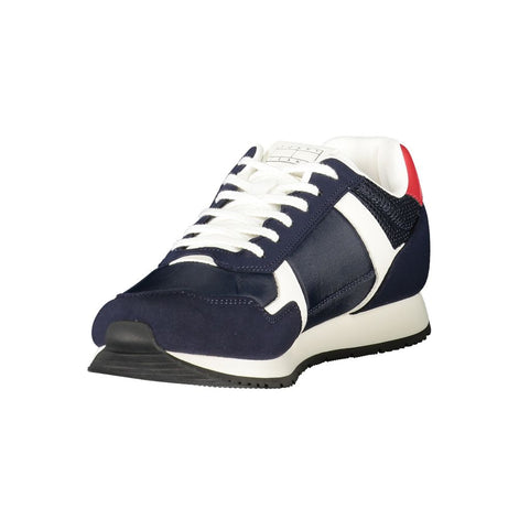 Tommy Hilfiger Blue Polyester Men Sneaker Tommy Hilfiger