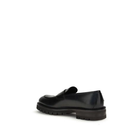Ferragamo Black Rubber Slip-On Loafers Ferragamo