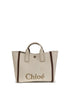 Chloé Beige Cotton Shoulder Bag Chloé
