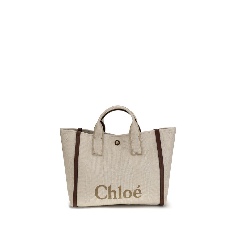 Chloé Beige Cotton Shoulder Bag Chloé
