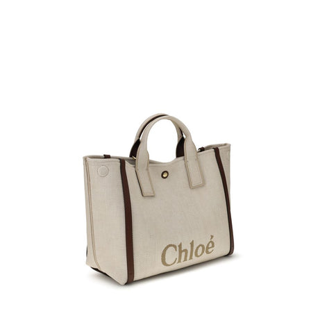 Chloé Beige Cotton Shoulder Bag Chloé