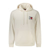 Tommy Hilfiger White Cotton Men's Hooded Sweatshirt Tommy Hilfiger