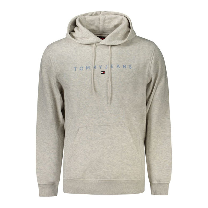 Tommy Hilfiger Gray Cotton Men Sweater Tommy Hilfiger