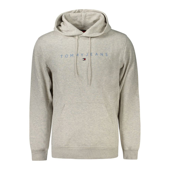 Tommy Hilfiger Grigio Cotton Men's Sweatshirt Tommy Hilfiger