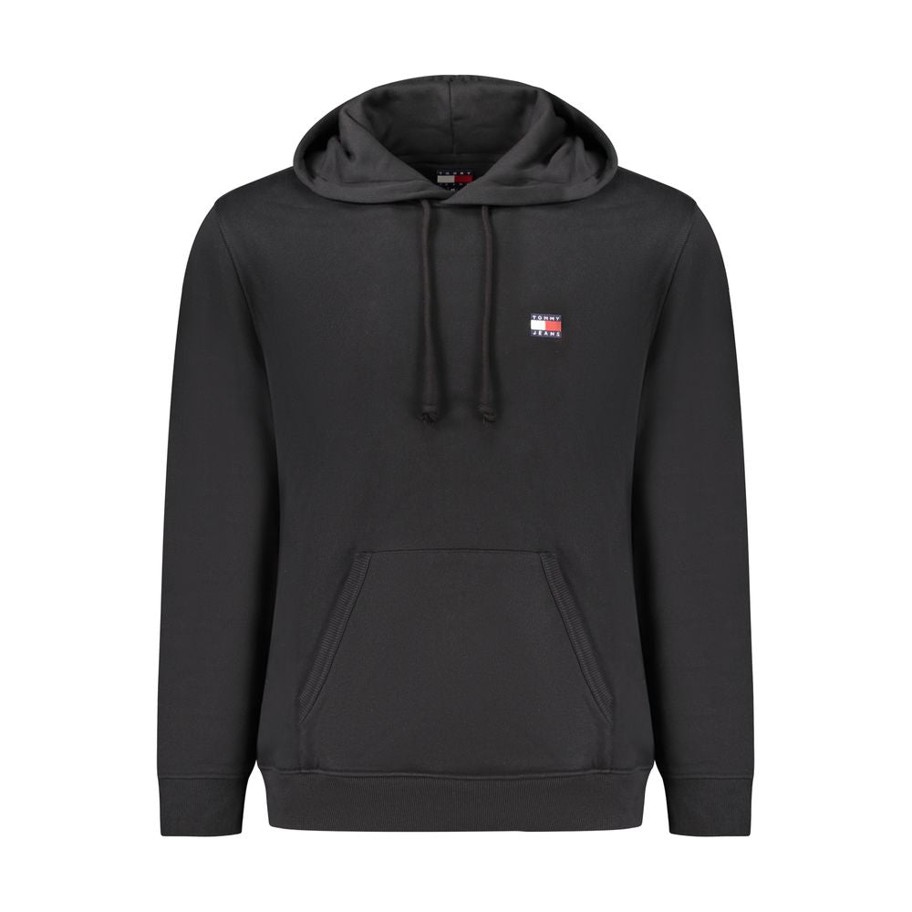 Tommy Hilfiger Black Cotton Men's Hoodie Tommy Hilfiger