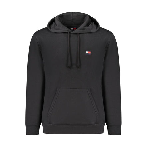 Tommy Hilfiger Black Cotton Men's Hoodie Tommy Hilfiger
