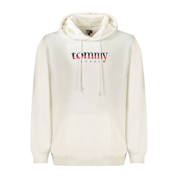 Tommy Hilfiger White Cotton Men Sweater Tommy Hilfiger