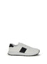 Prada White Calf Leather Bos Taurus Low Top Sneakers Prada