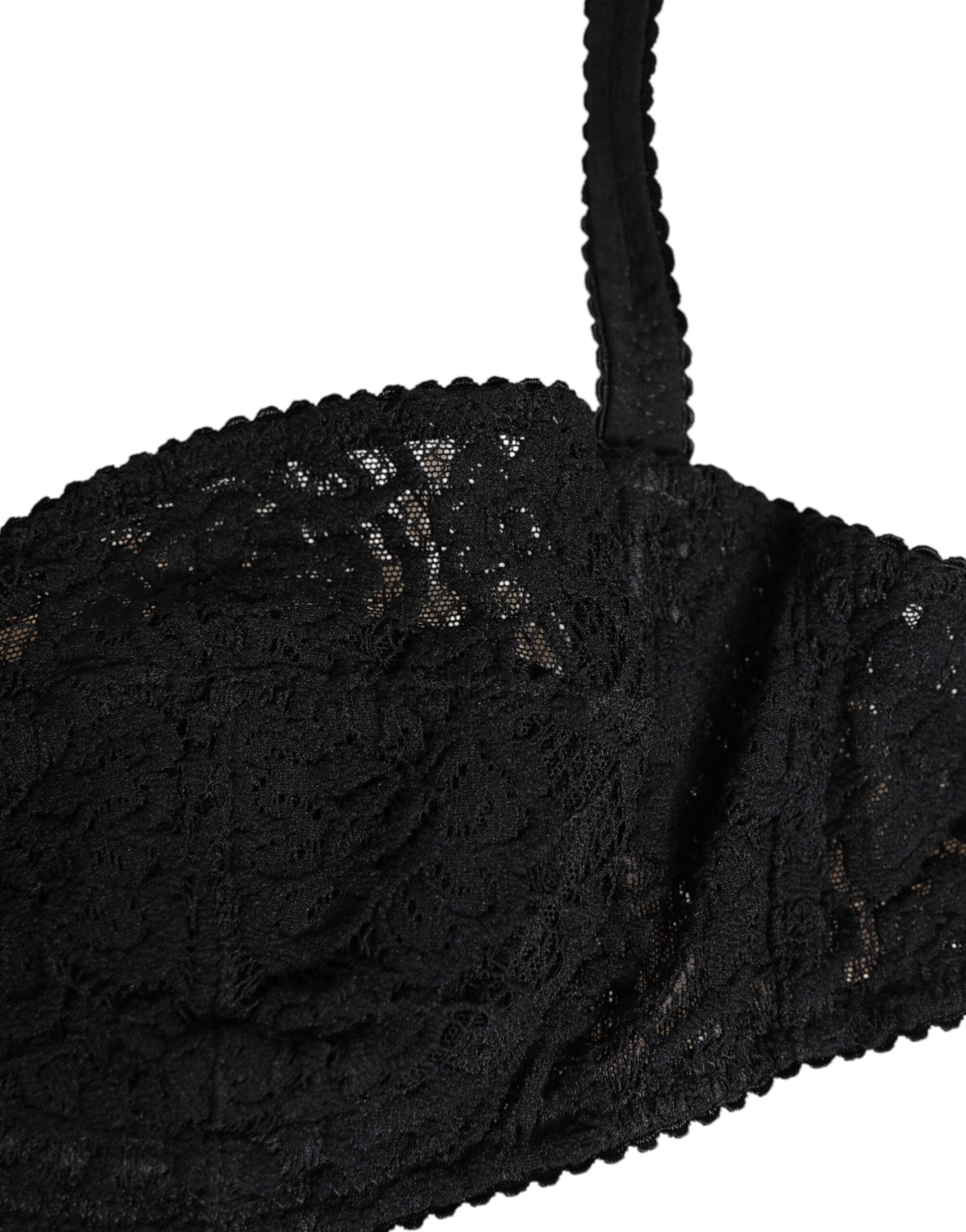Dolce & Gabbana Black Lace Underwire Bra Lingerie Underwear Dolce & Gabbana