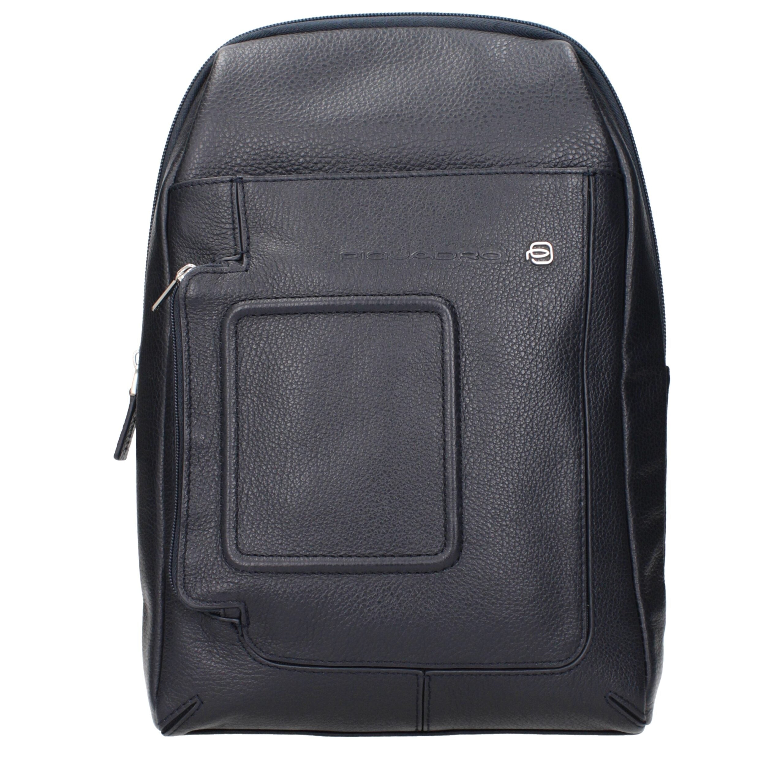 Piquadro Blue Leather Crossbody Bag Piquadro