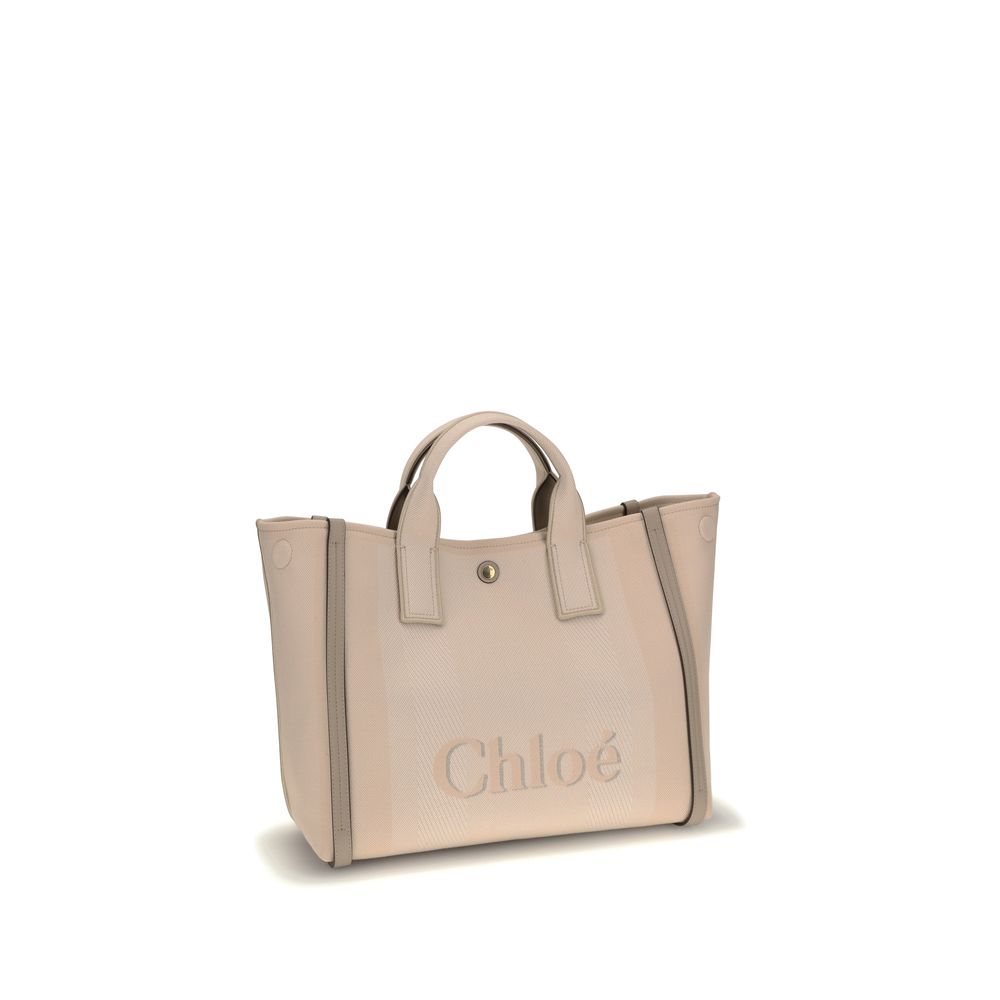 Chloé Beige Cotton Handbag Chloé