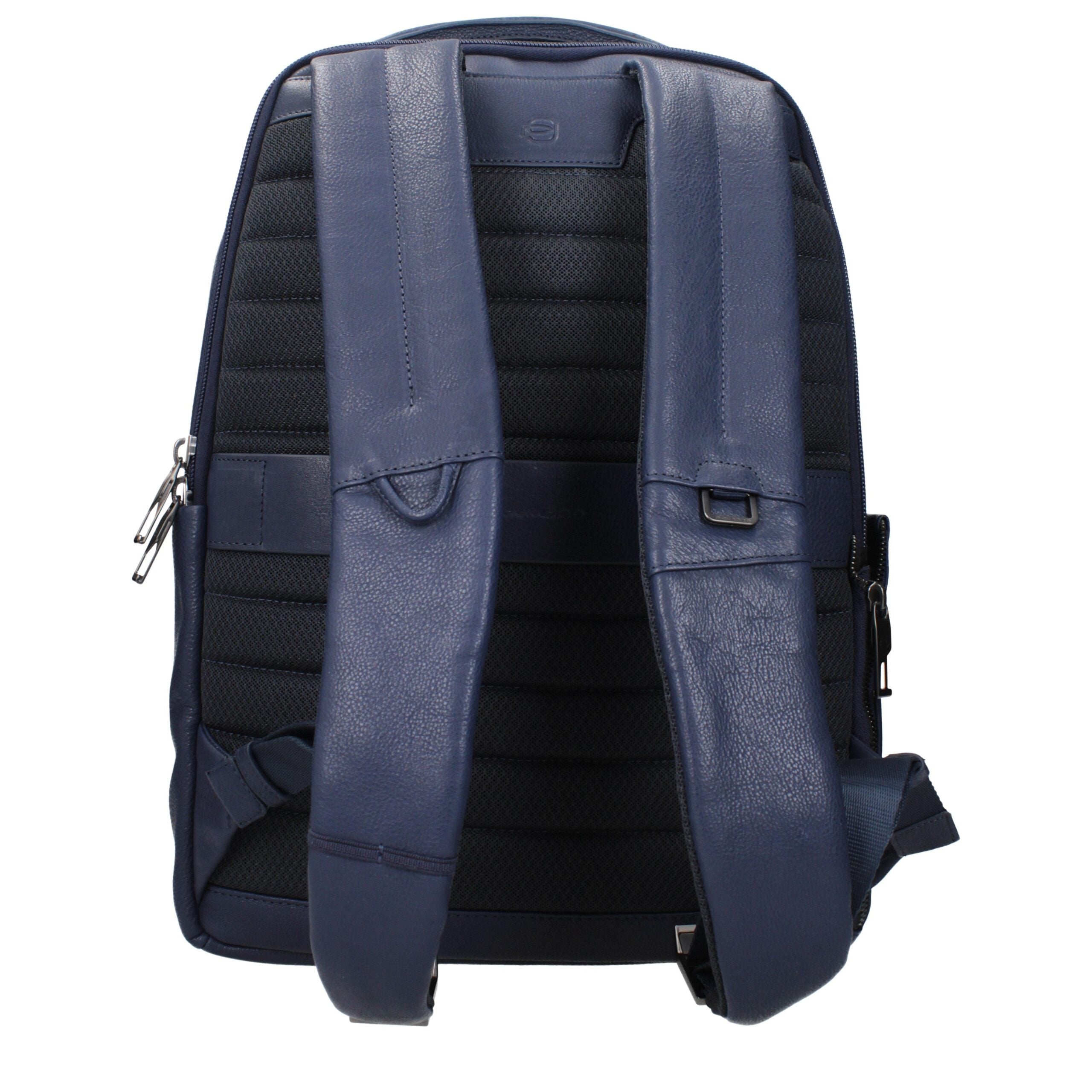 Piquadro Blue Leather Backpack Piquadro