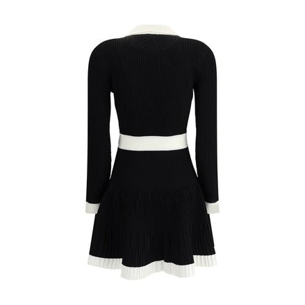 Balmain Black Viscose Casual Dress Balmain