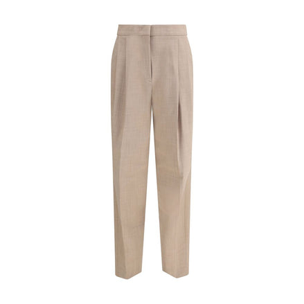 Fabiana Filippi Beige Fleece Wool Dress Pants Fabiana Filippi