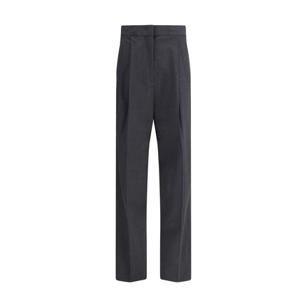 Fabiana Filippi Gray Fleece Wool Casual Pants Fabiana Filippi
